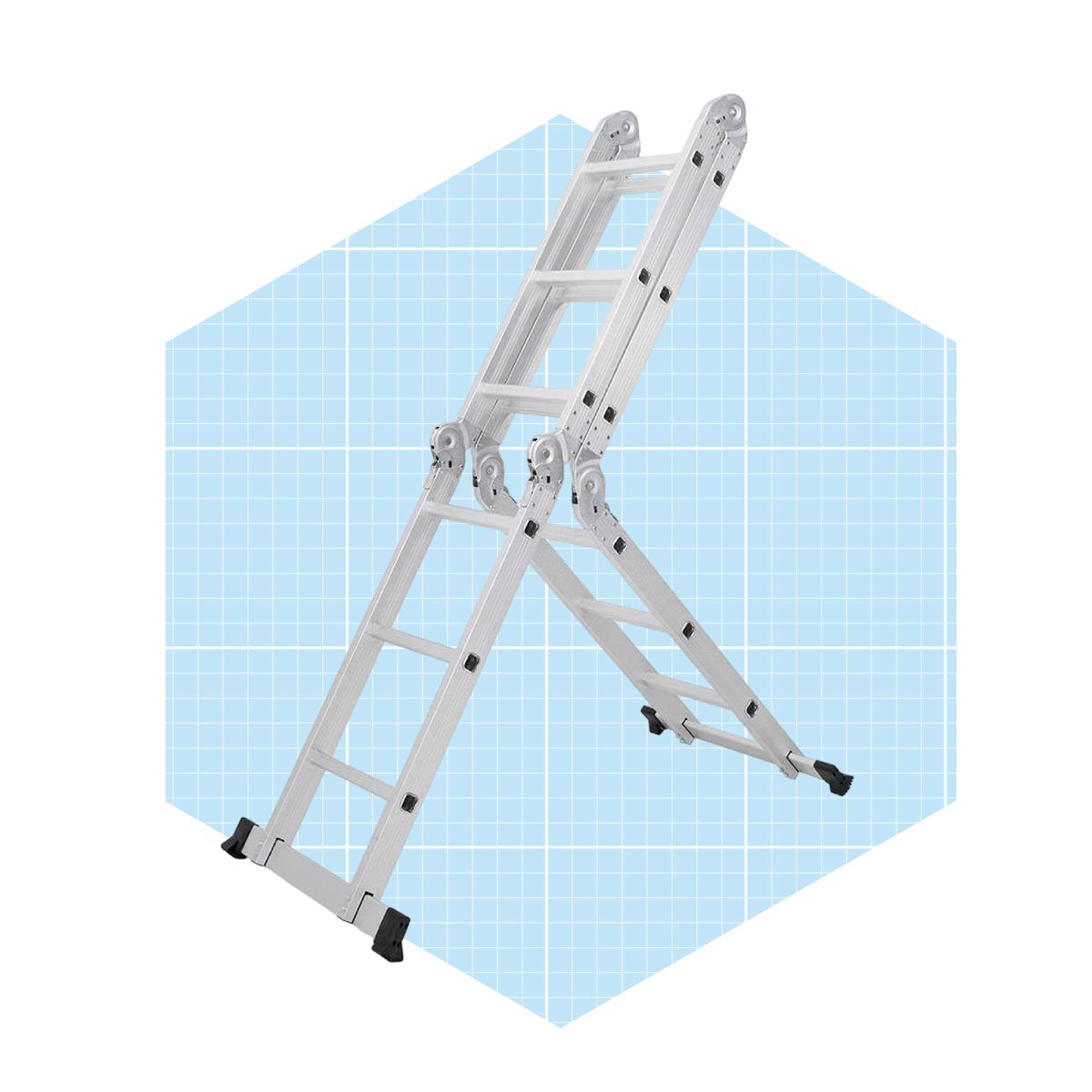 12.5 Foot Foldable Scaffold Ladder
