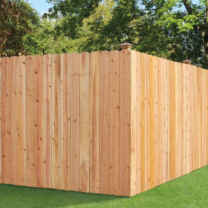Cedar Dog Ear Fence Panel Ecomm Wayfair.com