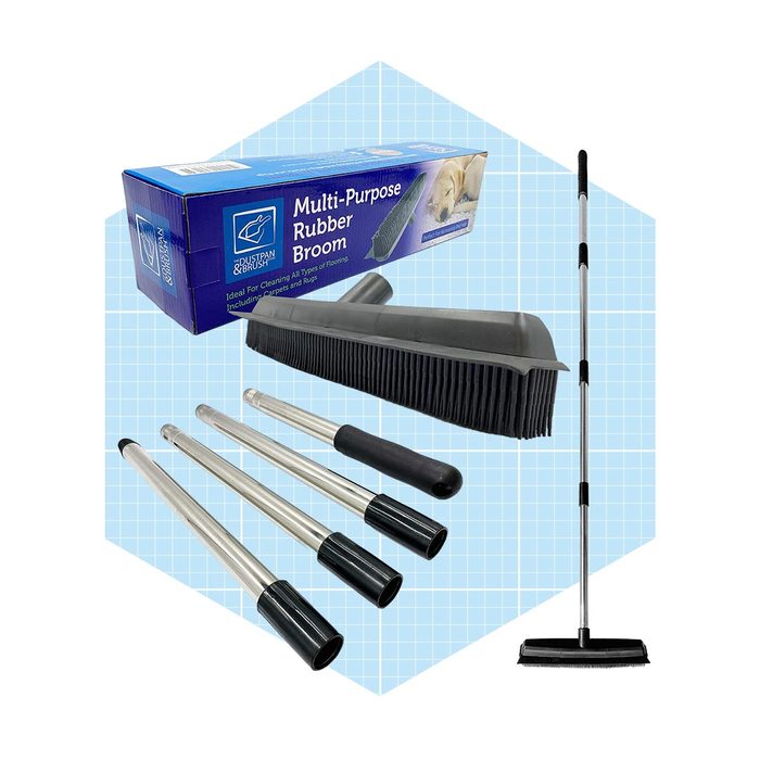 Dustpan & Brush Store Multi Purpose Rubber Broom