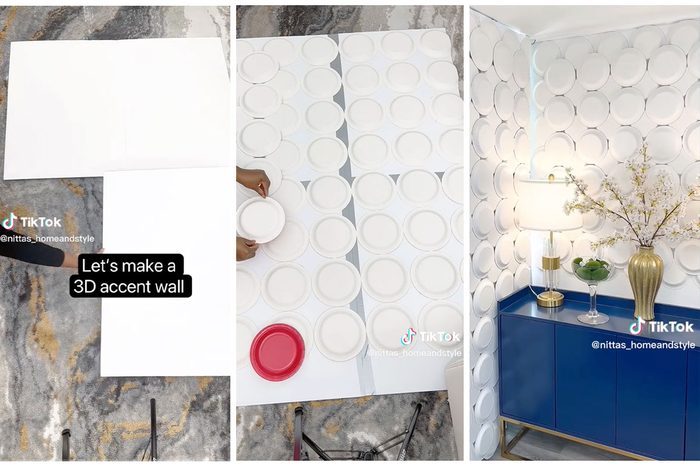Elevate Your Space Using Paper Plates Decor Hack Via @ Nittas_HomeandStyle