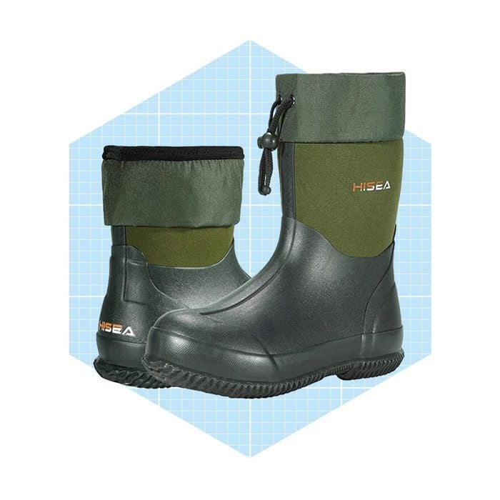 Hisea Ankle Rubber Gardening Boot