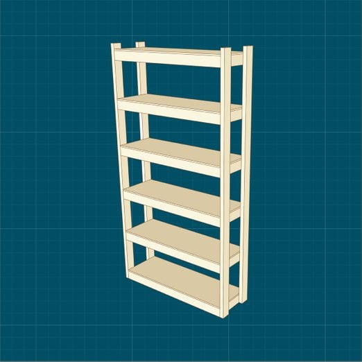 How To Build Shelves For Your Basement Lede