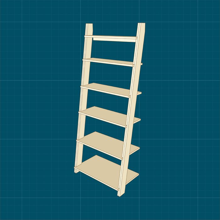 How To Build A Diy Wood Ladder Shelf Lede 1
