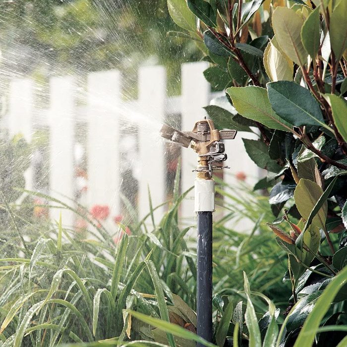 Rain Bird Brass Impact Sprinkler, Adjustable Pattern Ecomm Amazon.com