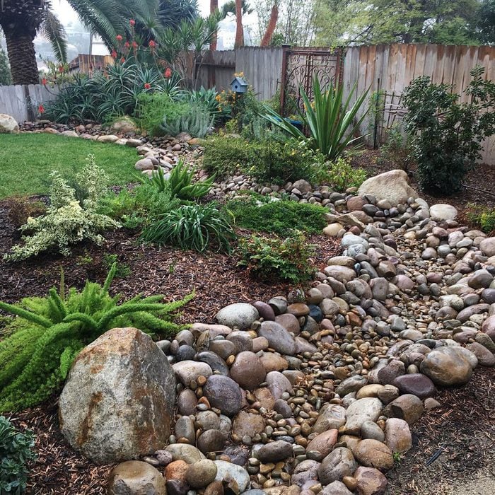 River Rock Dry Creek Bed