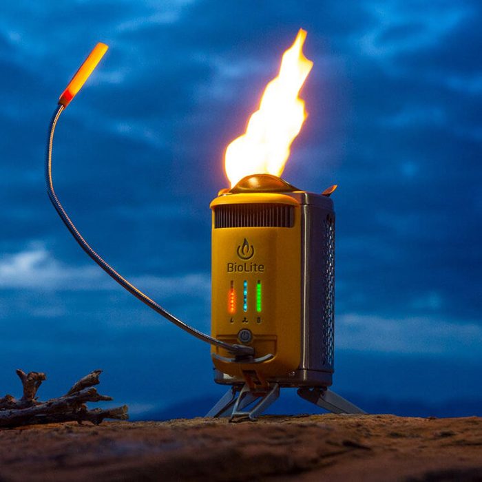 The Campstove 2+ Creates A Campfire And Keeps Your Phone From Dying