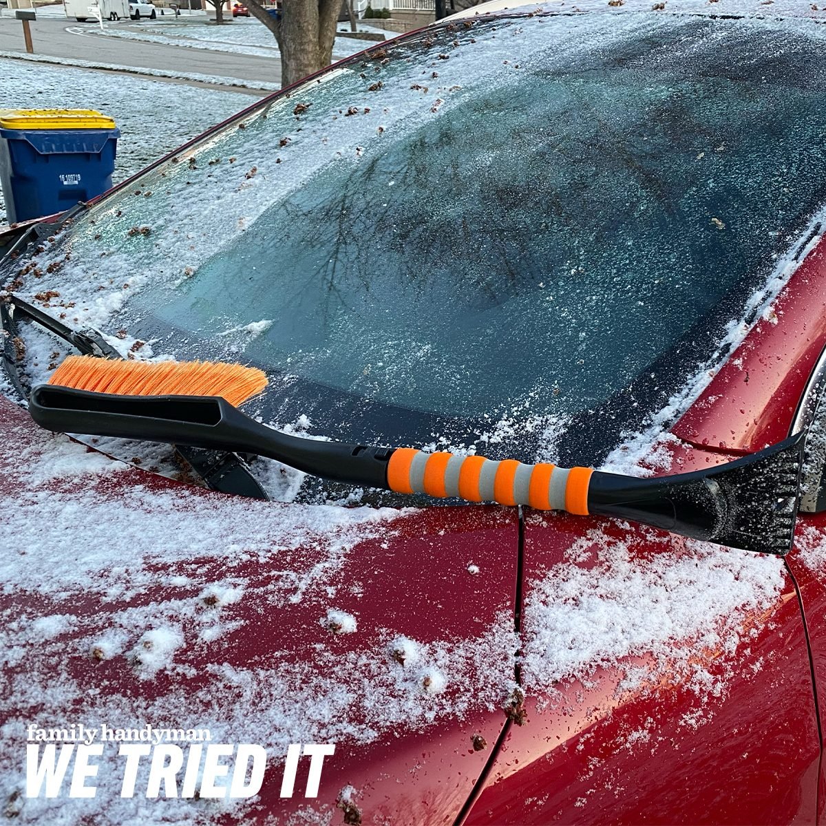 AstroAI Ice Scraper and Detachable Snow Brush for Cars, Foam Grip