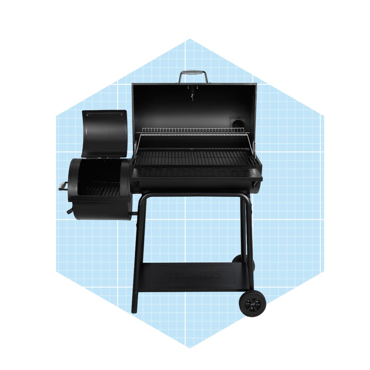 Royal Gourmet Barrel Charcoal Grill With Smoker