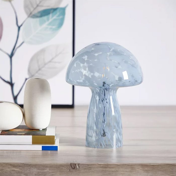 Urban Shop Novelty Glass Mushroom Lamp Ecomm Walmart.com
