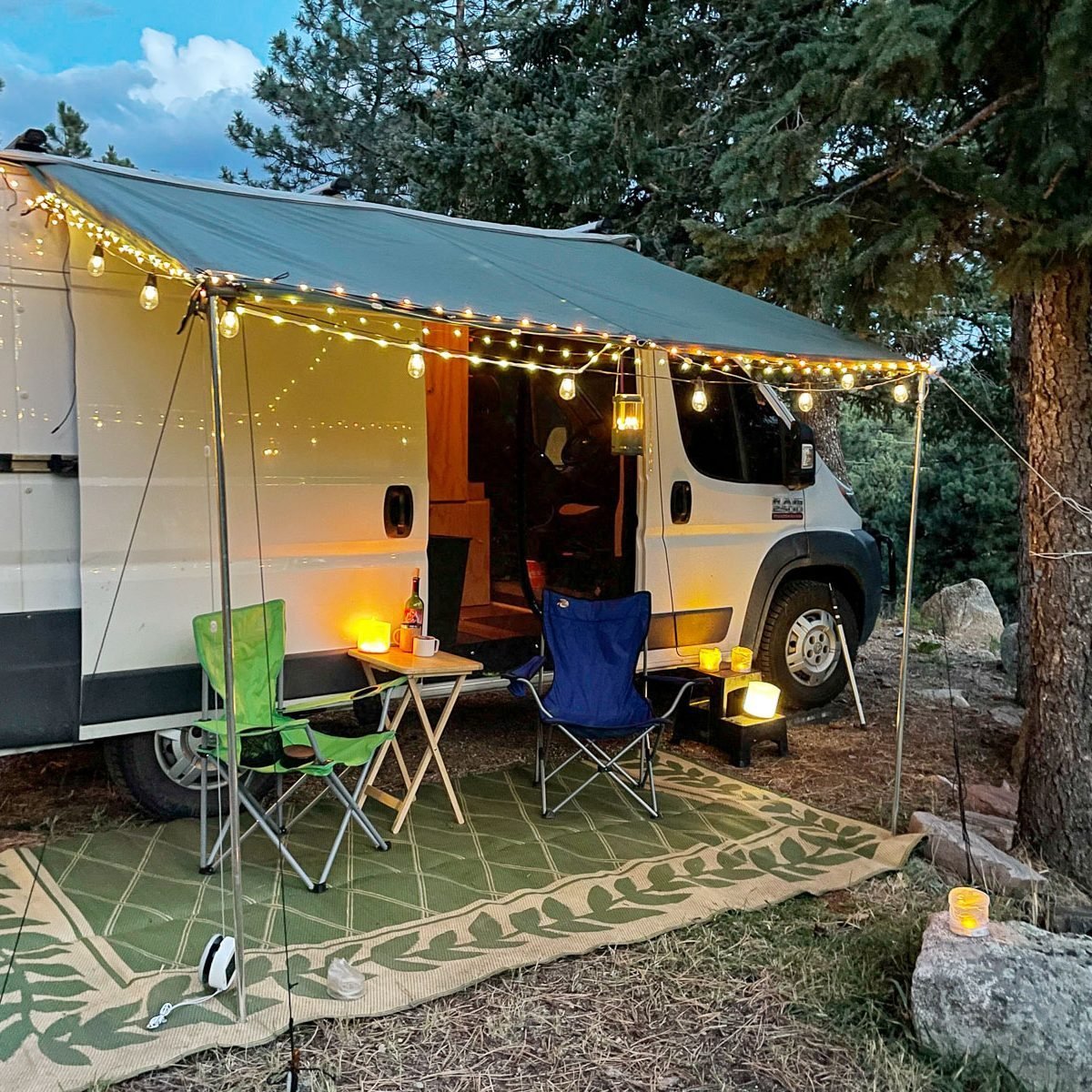 Camping Tent Lighting Ideas  Tent glamping, Camping lights