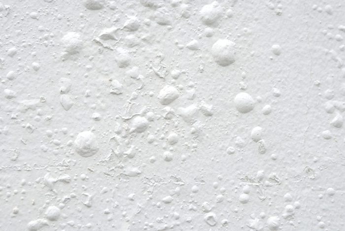 White Wall Background Full Frame with Bubbles
