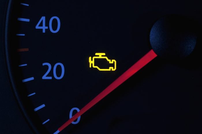 Car Inspection With Check Engine Light