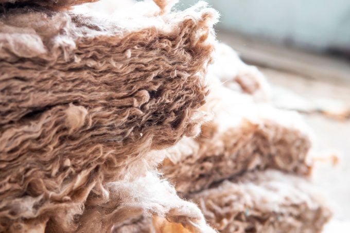 Display Of Wool For Home Insulation
