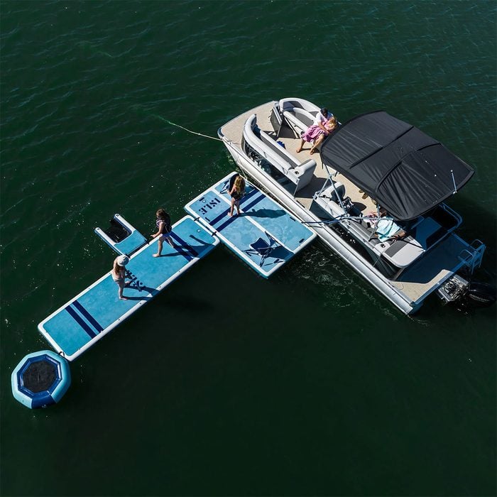 Provide An Access Ramp For Pups Or Try A Trampoline Using These Customizable Floating Docks Ft Via Islesurfandsup.com