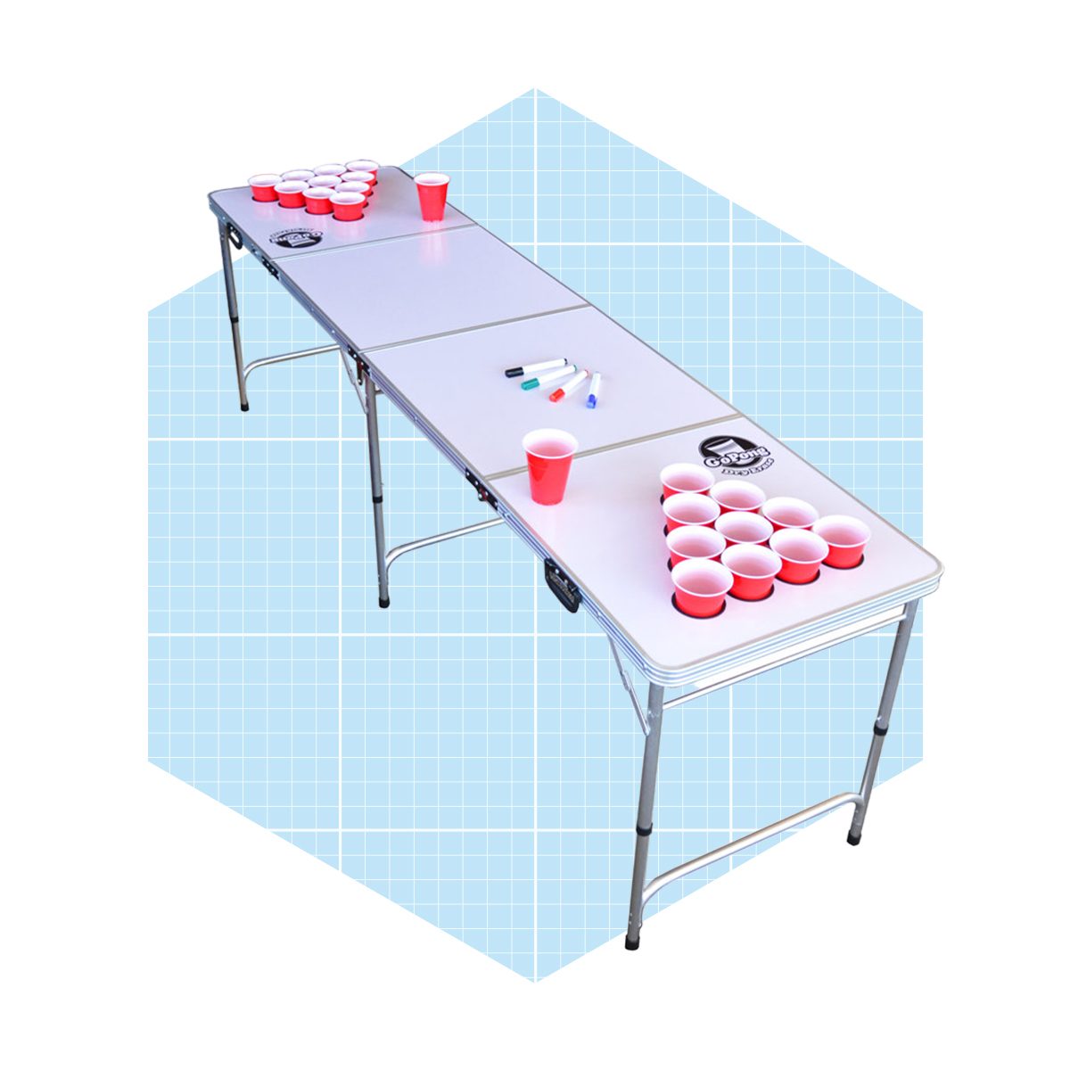 Dry Erase Beer Pong Table