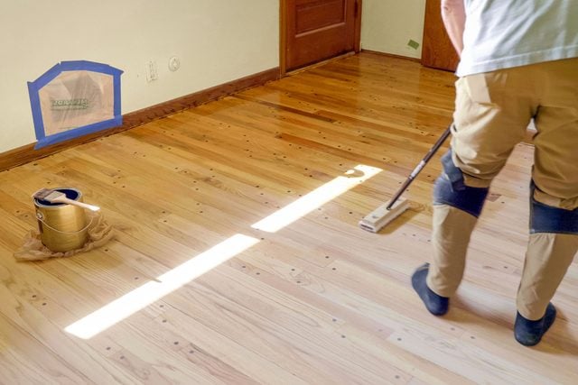 Polishing Wooden Floor