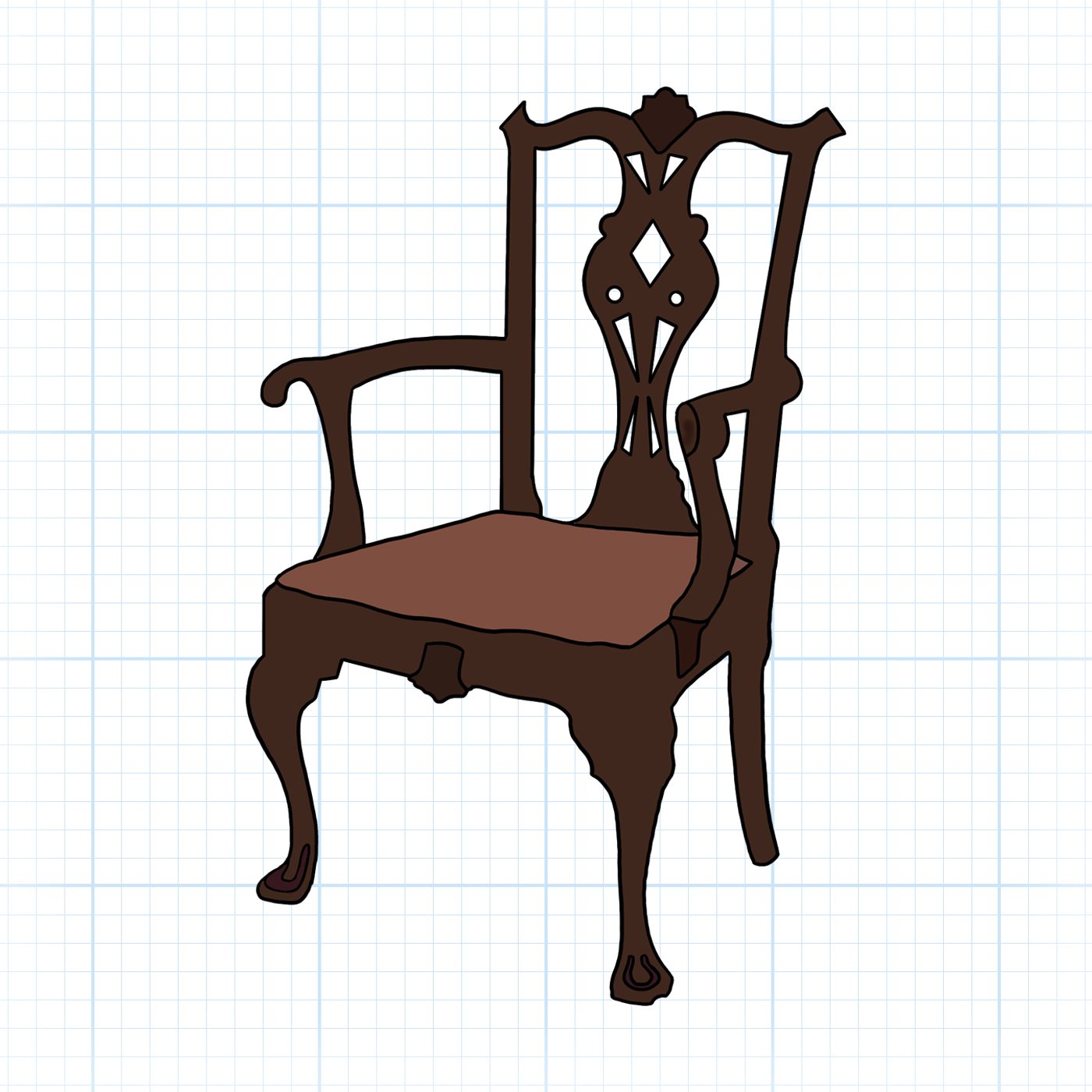 Chippendale Chair Graphic