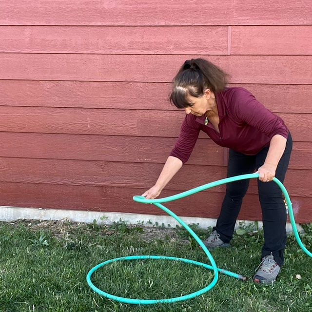 Circling the garden hose