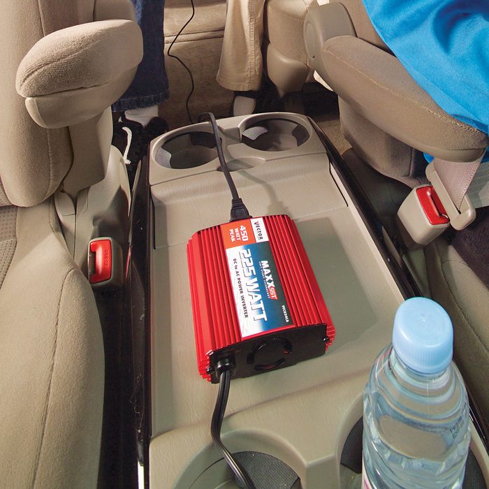 Car Power Inverter in use