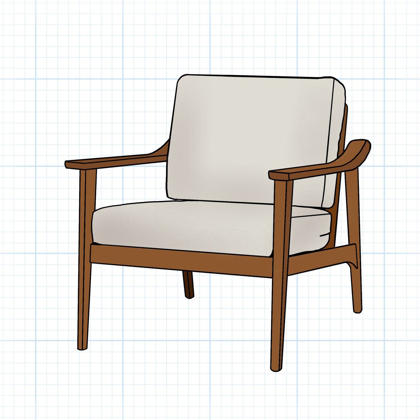 Scandinavian Chair Graphic