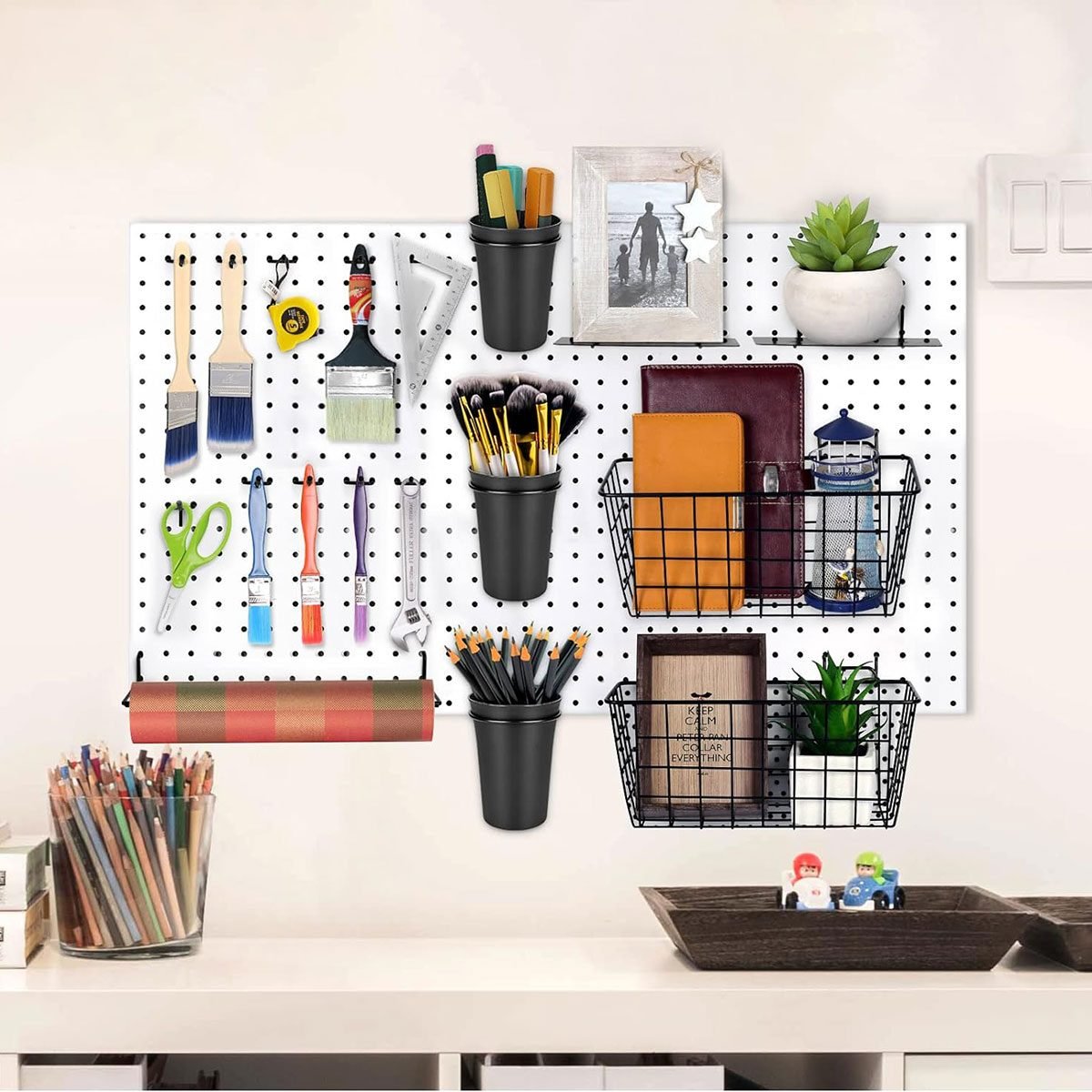 8 Best Pegboard Accessories for an Organized Workspace in 2024