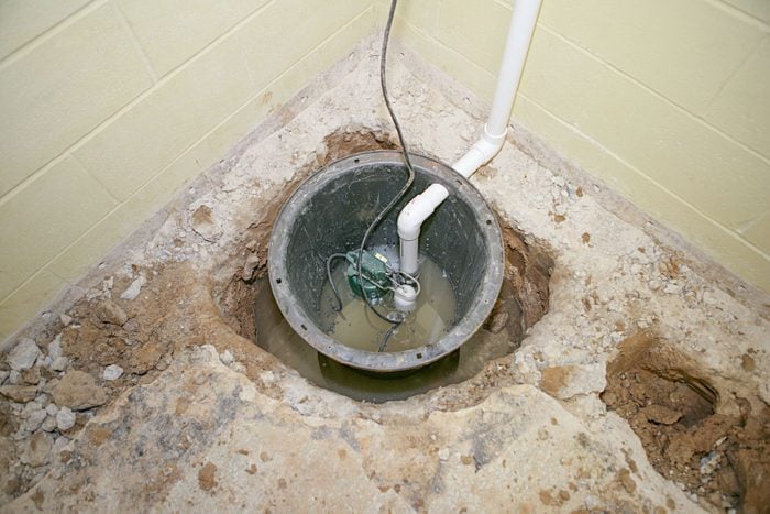 Installation of a Sump Pump in a residential basement