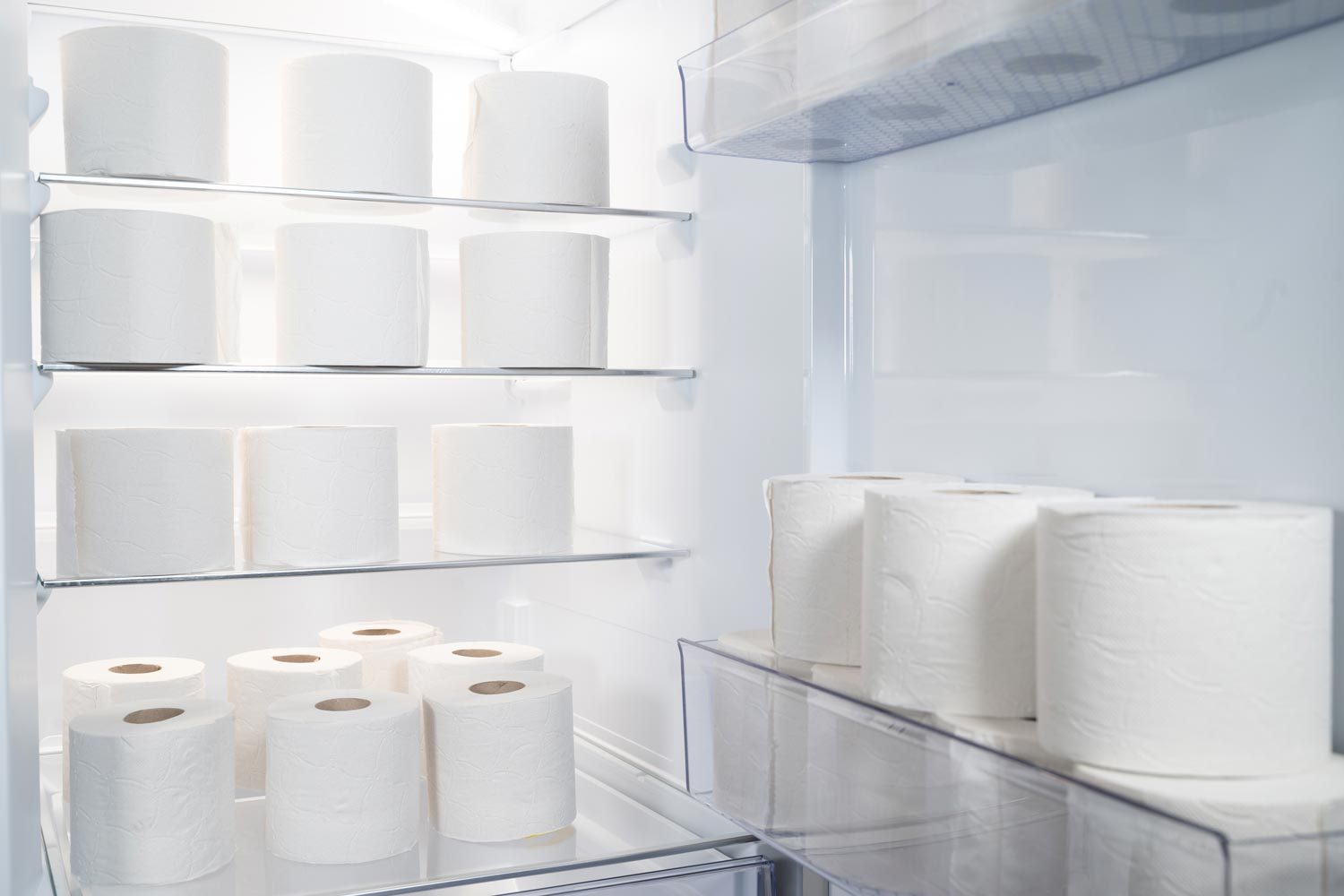 Clean Tek Professional White Plastic Standard Toilet Paper
