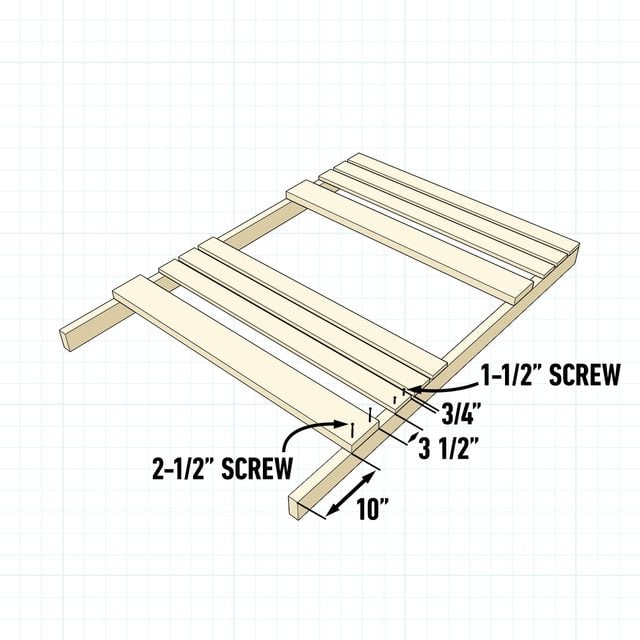How To Build Bunk Beds Step 1