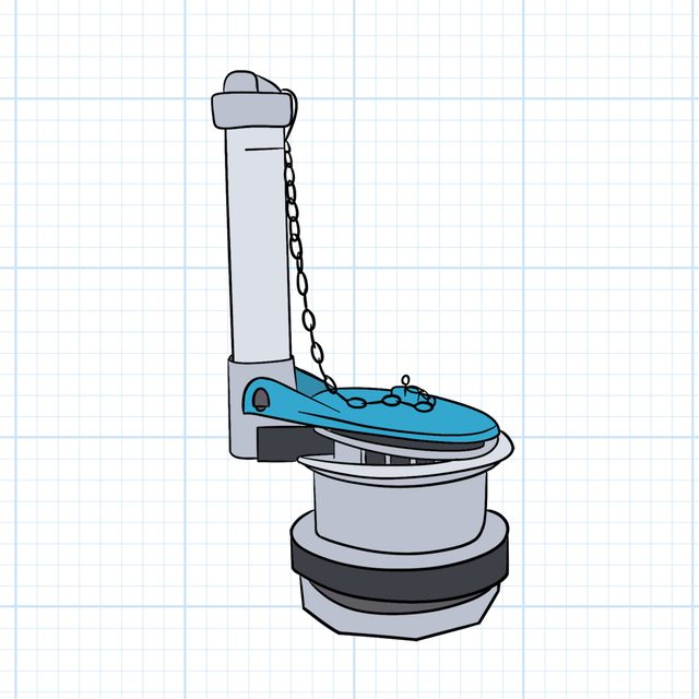 7 Toilet Flush Valve Types To Know Flapper Style Flush Valve