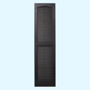 Cathedral Top Standard Open Louver Shutters Pair Ecomm Via Wayfair.com