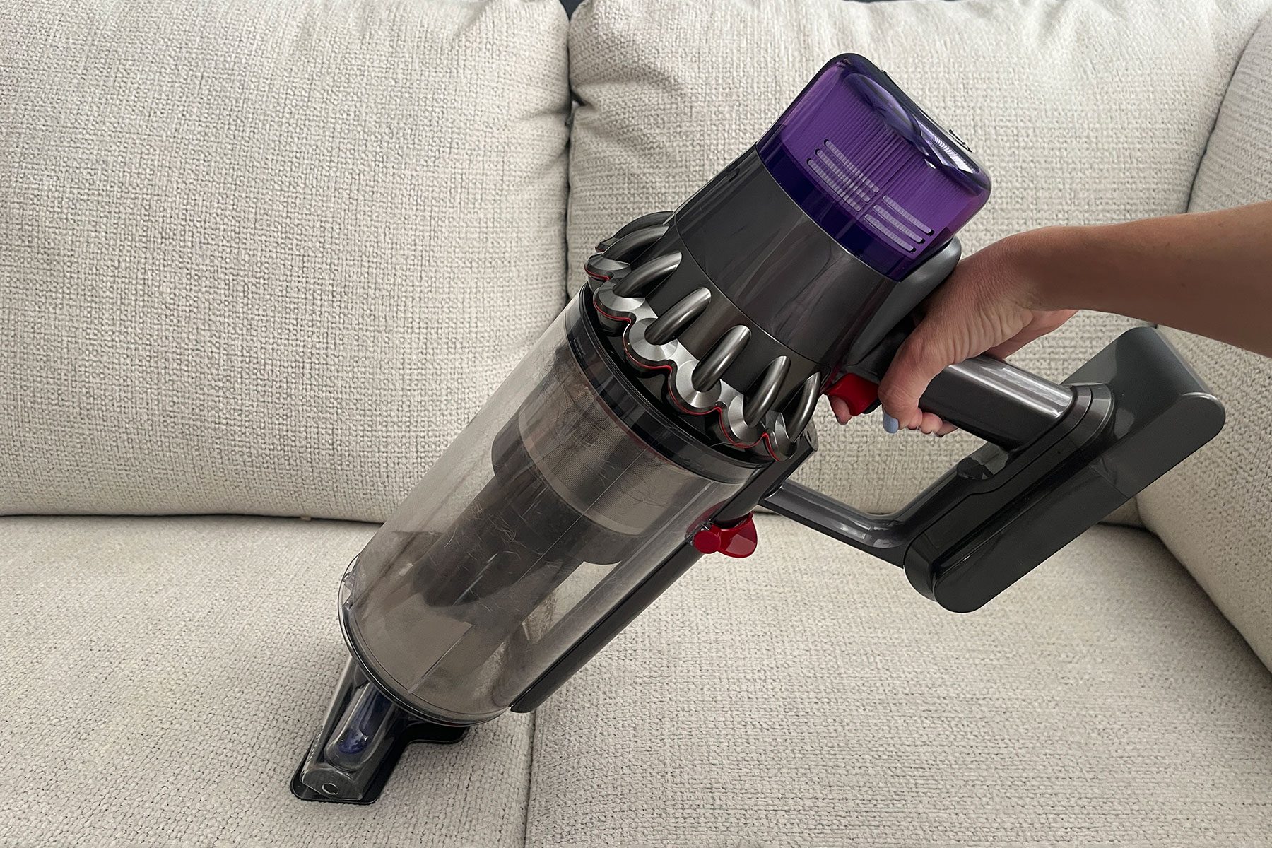 Dyson Outsize cleaning couch