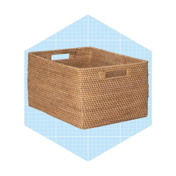 Handwoven Rattan Basket