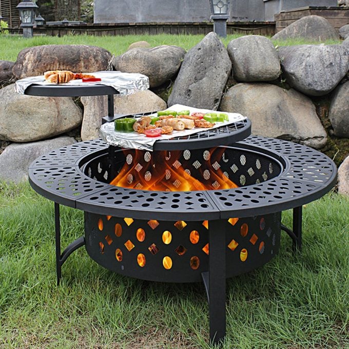 Hayler Fire Pit With Cooking Grates