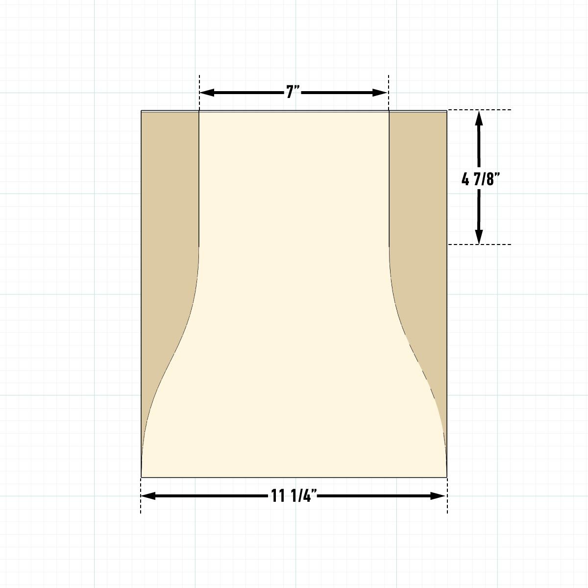 How To Build A Painting Bench Cut The Leg Shape