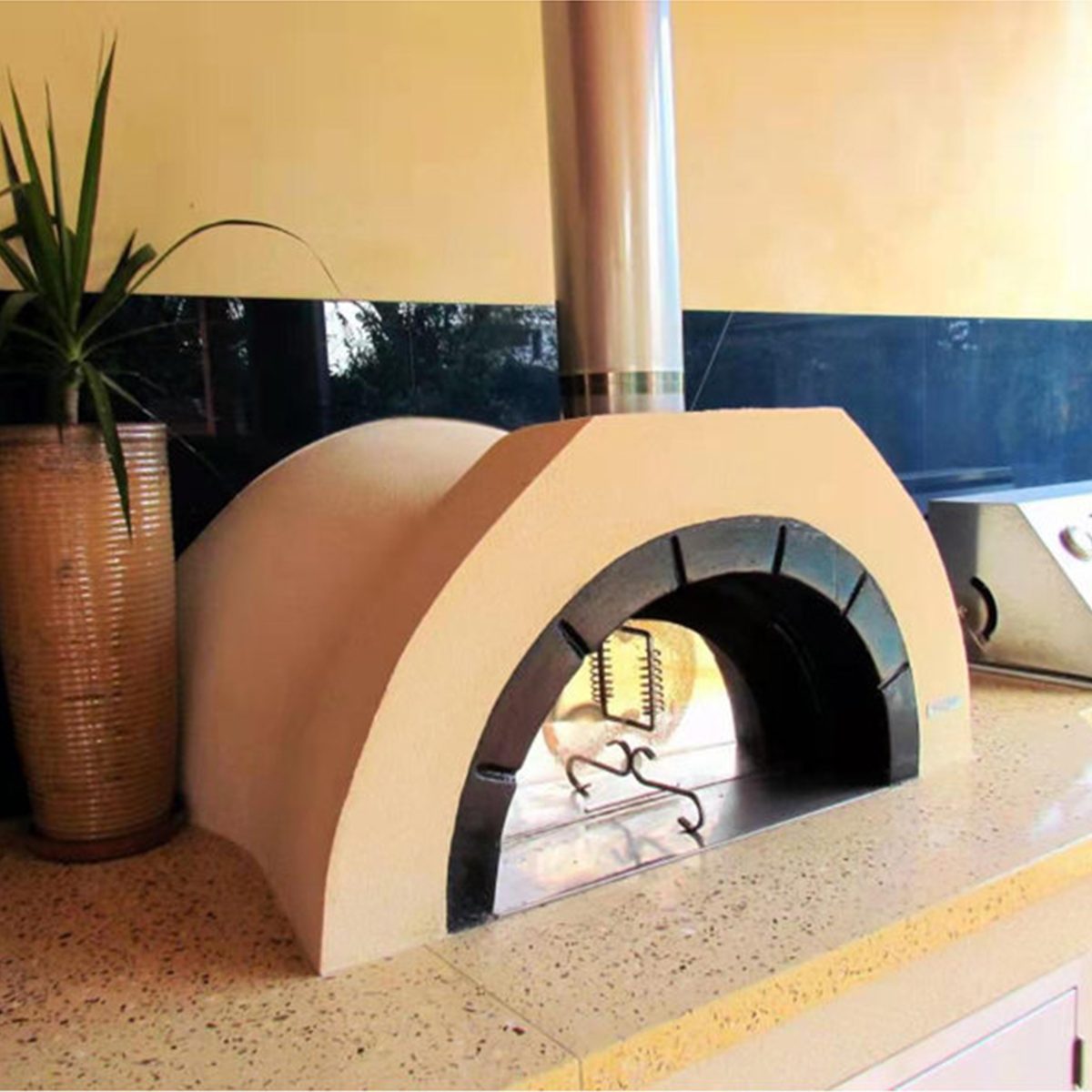 Wppo Llc Cement Wood Burning Pizza Oven