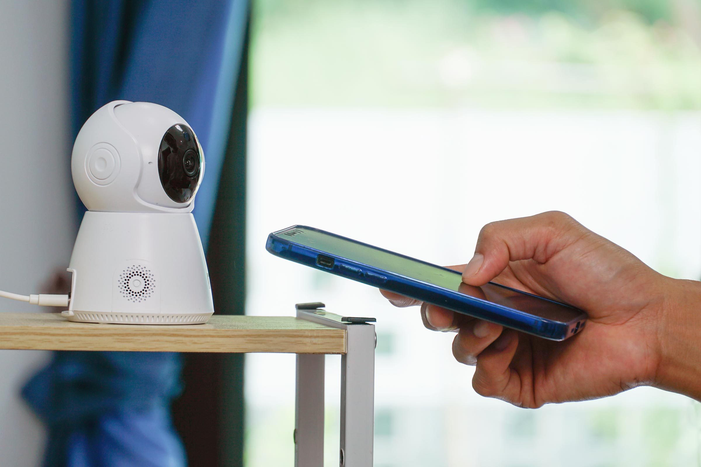 smart phone and security camera