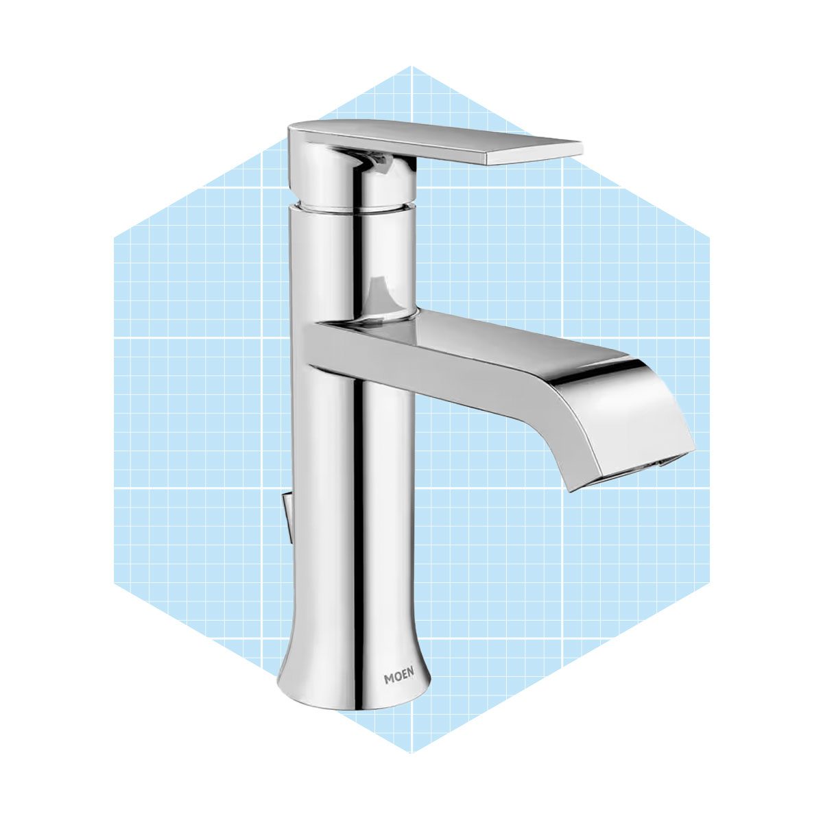 Better Homes & Gardens Elmont Single Handle Bathroom Faucet, Satin Nickel,  Push Pop-up 