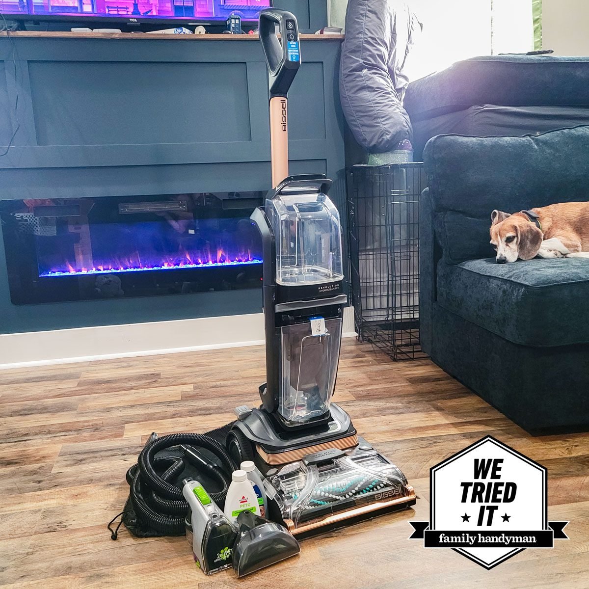 Review: We Tested the Bissell Revolution HydroSteam Pet Carpet Cleaner