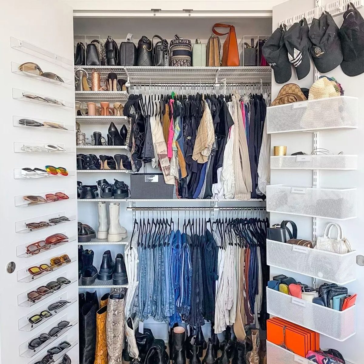10 Bedroom Closet Ideas To Optimize Your Space Utilize Doors Courtesy @horderly