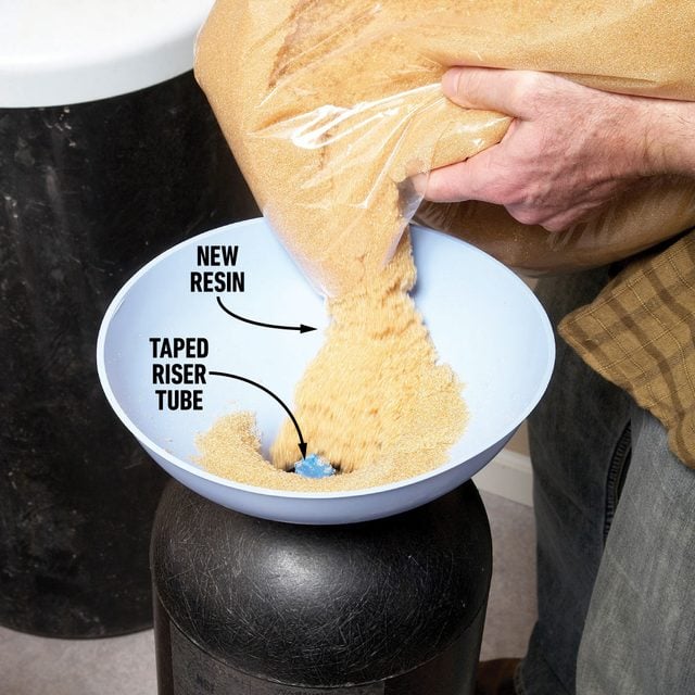 Add New Resin in Water Softener
