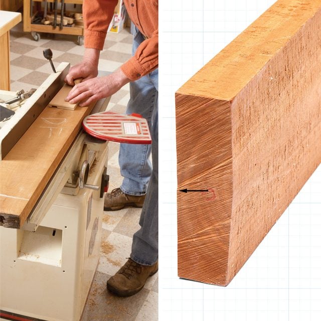 Flatten One Side of Rough Lumber