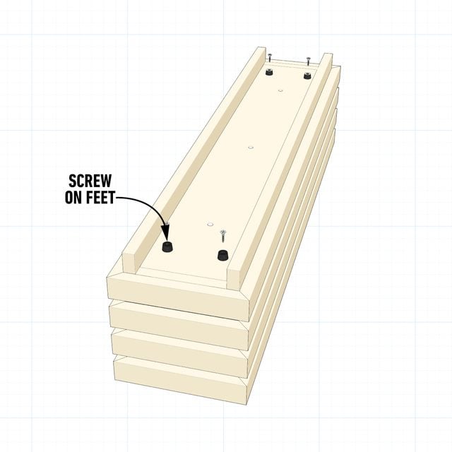 How To Build Deck Railing Planters Keep it elevated diagram on grid background