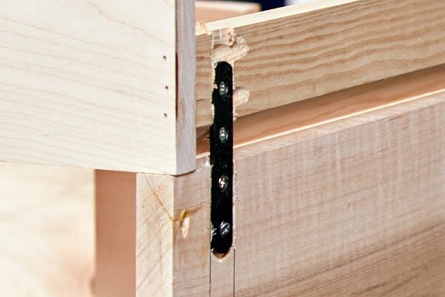 How To Build A Bathroom Vanity Install support straps