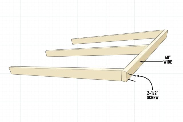 How To Build A Ramp For A Shed Attach Stringers To The Header