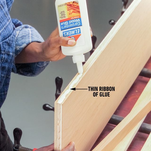 How To Install Edging For Plywood Run A Thin Bead Of Glue
