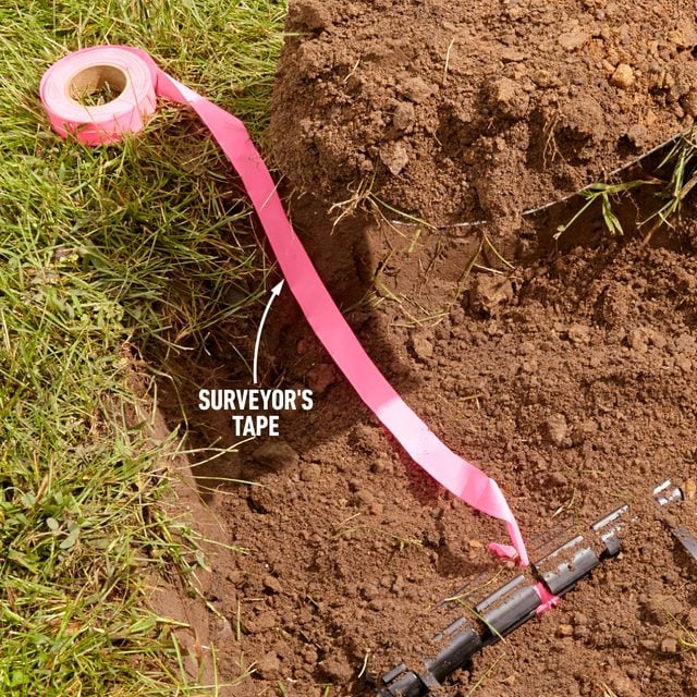 How To Splice Underground Wire Mark The Location