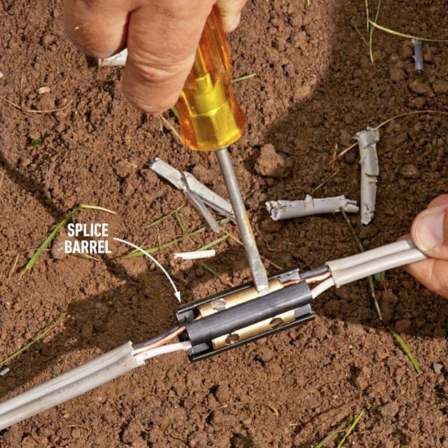 How To Splice Underground Wire Match The Colors And Splice