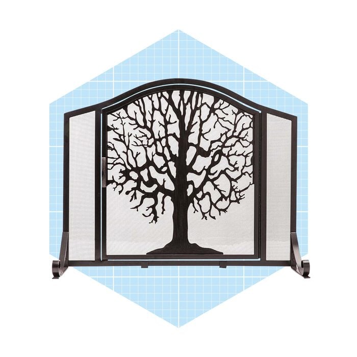 Plow & Hearth Tree Of Life Fire Screen