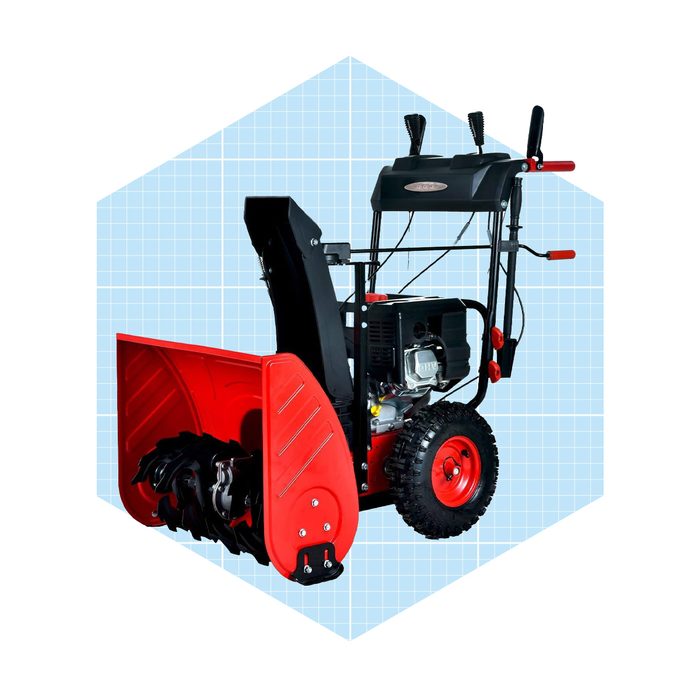 Powersmart Snow Blower 24 Inch 2 Stage 212cc Engine Gas Powered With Electric Start Ps24