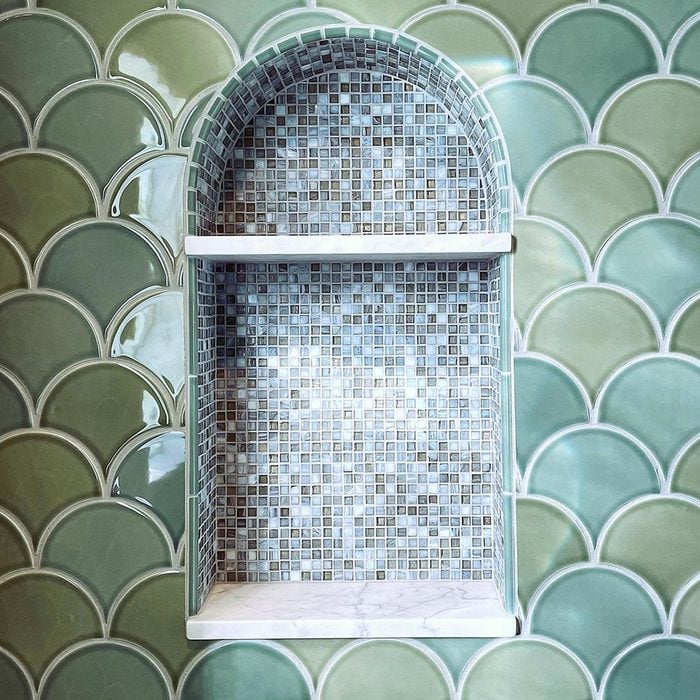 10 Shower Niche Ideas For Your Bathroom Arched Shower Niche Courtesy @kimberly.mcgowan.interiors